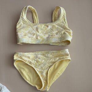Abercrombie kids yellow swim suit